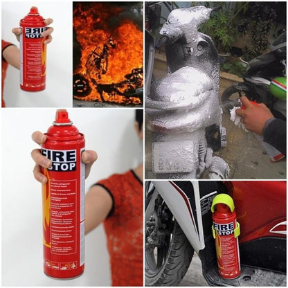 2 X MINI ESTINTORE PORTATILE 500ML AUTO BARCA CAMPER CASA UFFICIO SPEGNIFUOCO