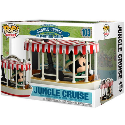 Funko Pop ! Rides Skipper Mickey Mouse Jungle Cruise W/ Boat (103) Vinyl Figure