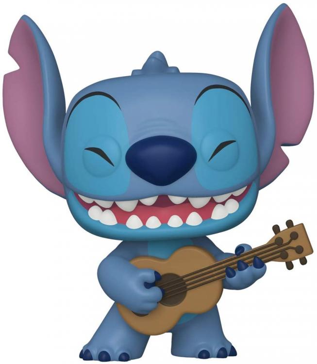 Funko Pop ! Disney Lilo & Stitch - (1044) Stitch W / Ukulele Vinyl Figure 9Cm