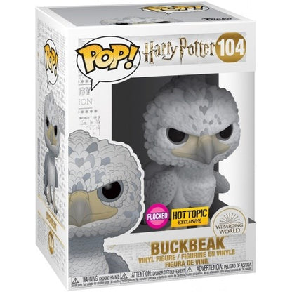 Funko Pop ! Harry Potter - (104) Buckbeak Flocked (Exclusive) Figure Fierobecco