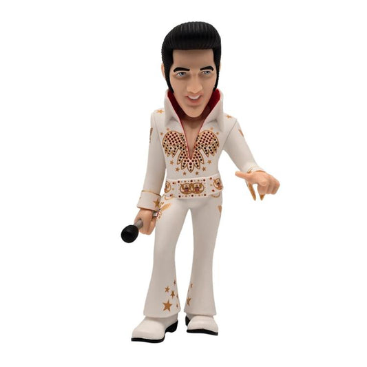 Minix - Elvis Presley White (Music 104) Figure 12Cm Statua Live Collezione