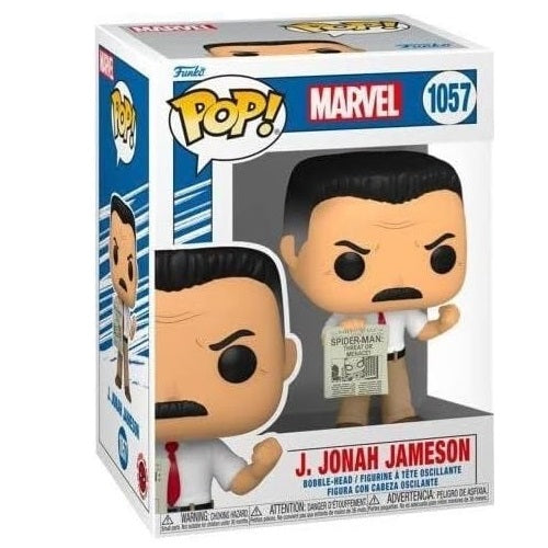 Funko Pop ! Marvel Spider-Man (1020) J. Jonah Jameson Vinyl Figure 9Cm