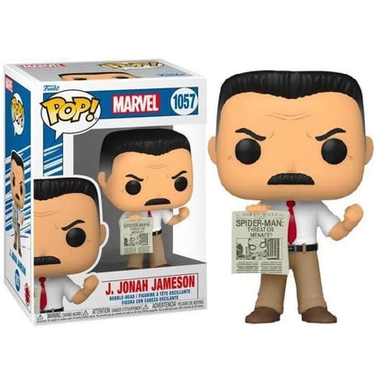 Funko Pop ! Marvel Spider-Man (1020) J. Jonah Jameson Vinyl Figure 9Cm