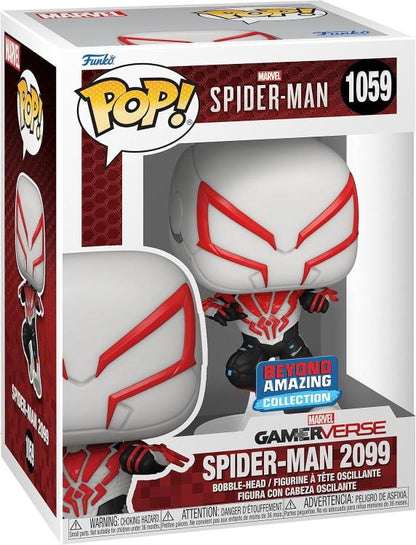 Funko Pop ! Games Marvel Spider-Man Gamereverse (1059) Spiderman-2099 Figure
