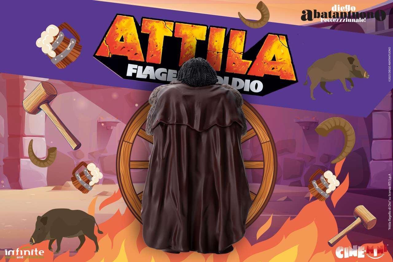 Infinite - Diego Abatantuono Attila il Flagello di Dio Cine-mini Figure PVC 10Cm