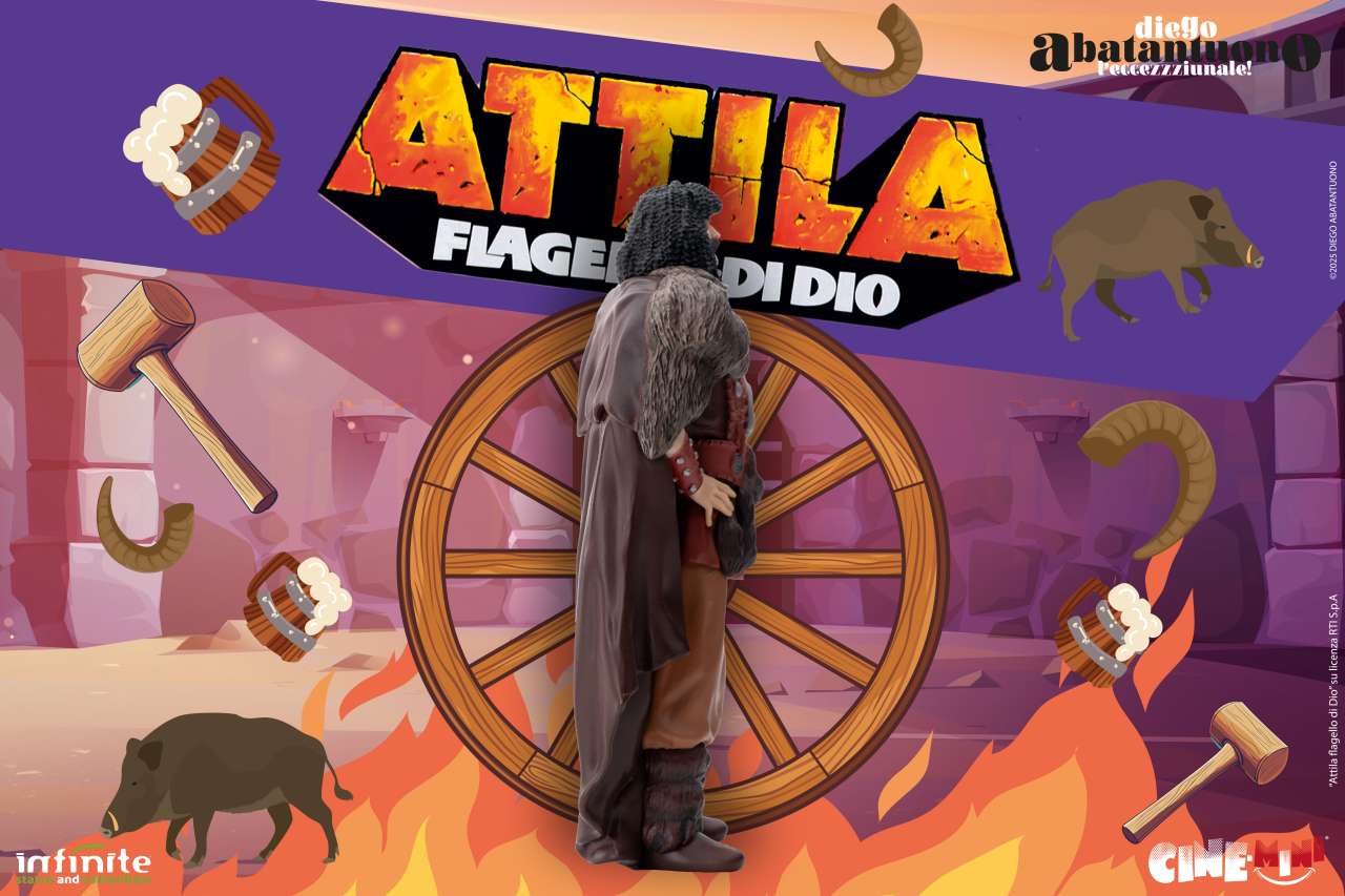 Infinite - Diego Abatantuono Attila il Flagello di Dio Cine-mini Figure PVC 10Cm