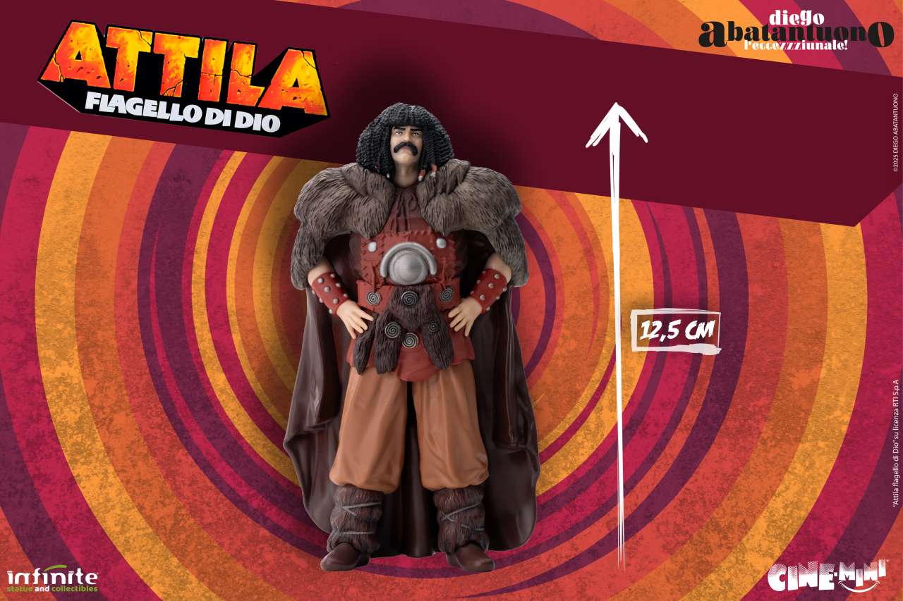 Infinite - Diego Abatantuono Attila il Flagello di Dio Cine-mini Figure PVC 10Cm
