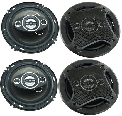 COPPIA CASSE ALTOPARLANTI AUTORADIO AUTO SPEAKER WOOFER STEREO 2 VIE 250W 10CM