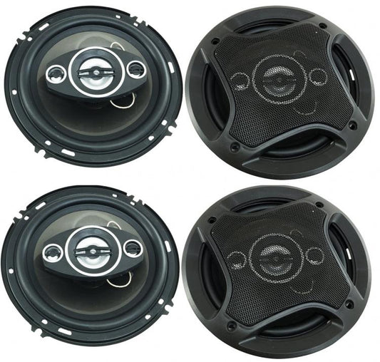 COPPIA CASSE ALTOPARLANTI AUTORADIO AUTO SPEAKER WOOFER STEREO 2 VIE 250W 10CM