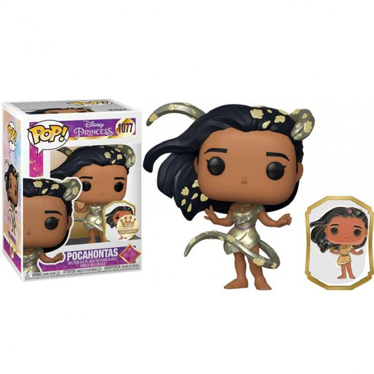 Funko Pop Disney Princess - Pocahontas (1077) Vinyl Exclusive Principessa W Pin