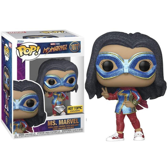 Funko Pop ! Marvel Studios Ms Marvels (1077) Ms.Marvel (Diamond) Special Edition