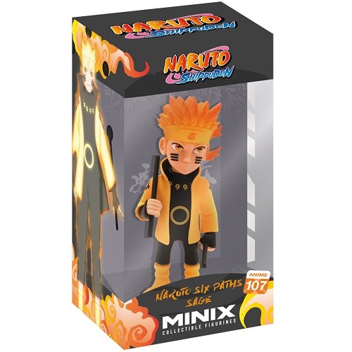 Minix: Naruto - Naruto "Six Paths"(Anime 107) Action Figure Da 12Cm Statua Anime