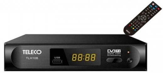 Teleco Decoder Digitale Terrestre Dvb/T2 Pvr Registratore Usb Hdmi / Scart / Lan