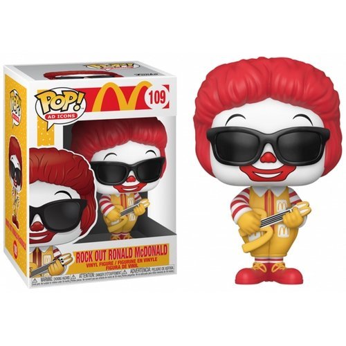 Funko Pop Ad Icons Mcdonald'S 109 Rock Out Ronald Mcdonald Pop Vinyl Figure Mac