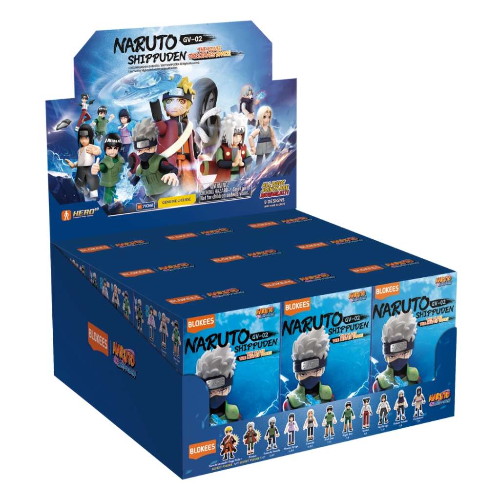 Blokees Naruto Shippuden (The Place The Leaves Dance) : Galaxy Version 02 - 71061 (Blind Box 9pz Figure)
