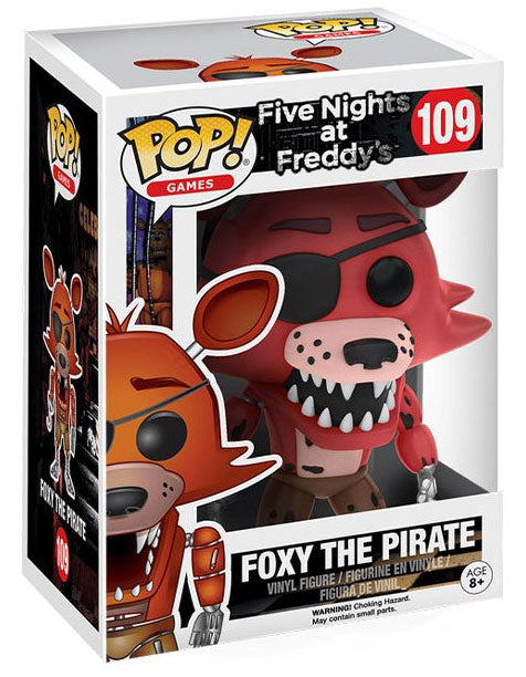 Funko Pop! Games Five Nights At Freddy'S - (109) Foxy The Pirate Figure Fnaf 9Cm