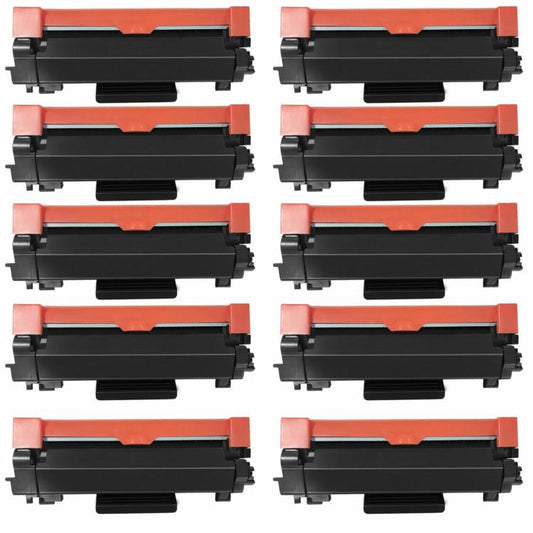 10 x TONER TN-2410 TN-2420 PER BROTHER MFC L2710DW L2710DN L2710 L2750DW L2730DW