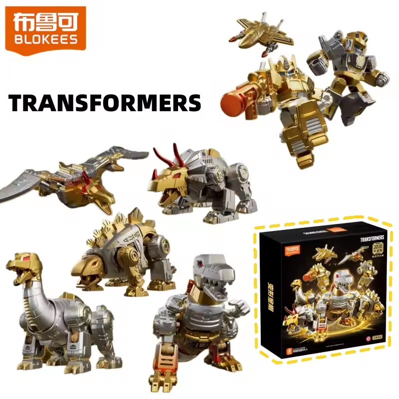 Blokees - Transformers - Model Kit - Limited Edition Gold Series 3 - Dinobot Desertion - (1PZ RANDOM) - Action Figure 71193