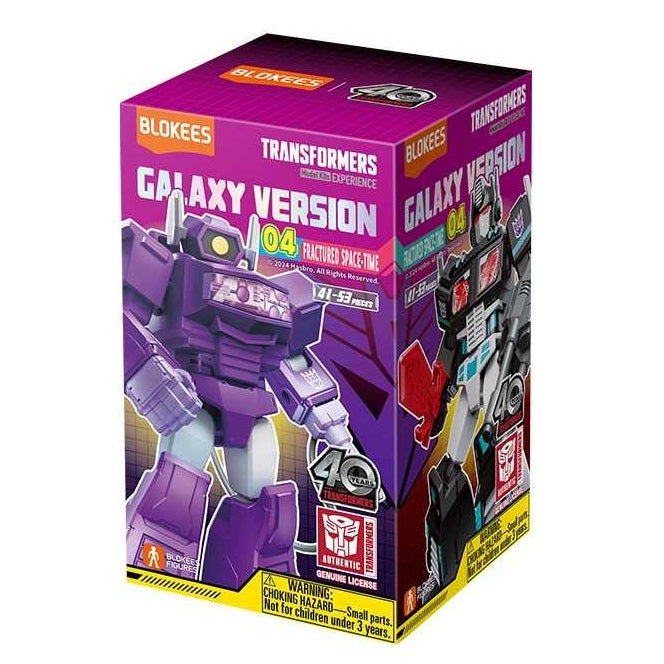 Blokees Transformers - Galaxy Version 04 - Fractured Space-Time (1 PZ RANDOM) - Model Kit - 9 Action Figure a Sorpresa 71104