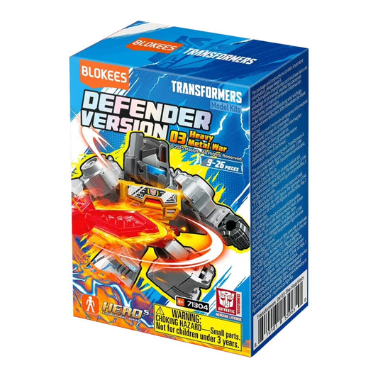 Blokees - Transformers - Model Kit -  Defender Version 03 Heavy Metal War (1 Pz Random) - Action Figure 71304