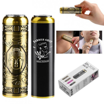 Mini Rasoio Portatile Trimmer Ricaricabile Taglia Peli Barba Depilatore Baffetti