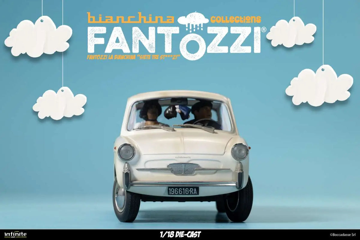 Infinite - Fantozzi La Bianchina Siete Tre St...zi 1/18 Die-cast - 18cm Figure Filini