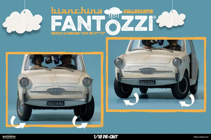 Infinite - Fantozzi La Bianchina Siete Tre St...zi 1/18 Die-cast - 18cm Figure Filini