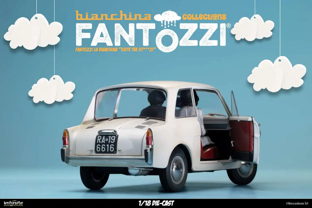 Infinite - Fantozzi La Bianchina Siete Tre St...zi 1/18 Die-cast - 18cm Figure Filini