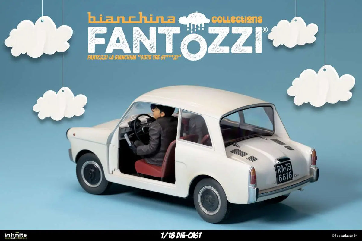 Infinite - Fantozzi La Bianchina Siete Tre St...zi 1/18 Die-cast - 18cm Figure Filini