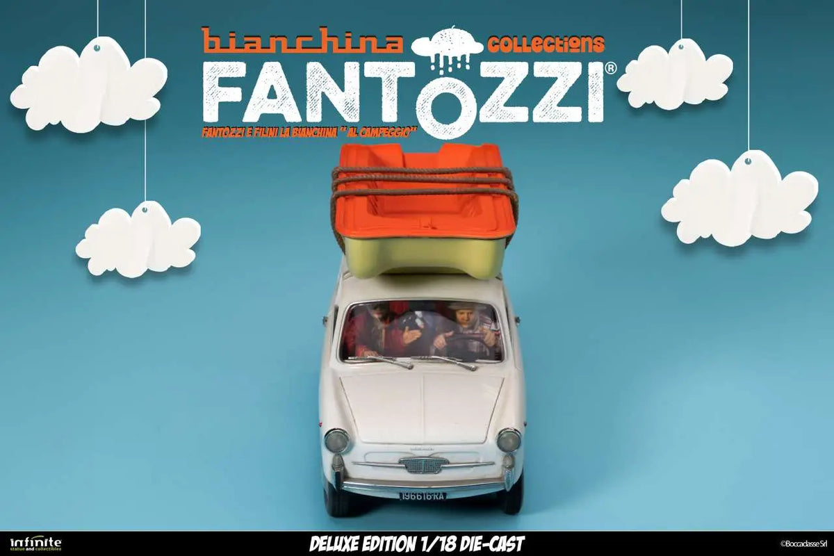 Infinite - Fantozzi E Filini La Bianchina Al Campeggio 1/18 Die-cast Deluxe Edition Limited Figure