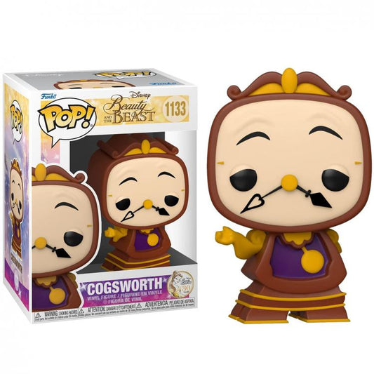 Funko Pop ! Disney Beauty & The Beast - (1133) Cogsworth (Orologio) Figure 9Cm