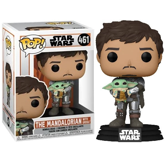 Funko Pop Star Wars - The Mandalorian With Grogu (461) Vinyl Action Figure