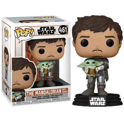 Funko Pop Star Wars - The Mandalorian With Grogu (461) Vinyl Action Figure