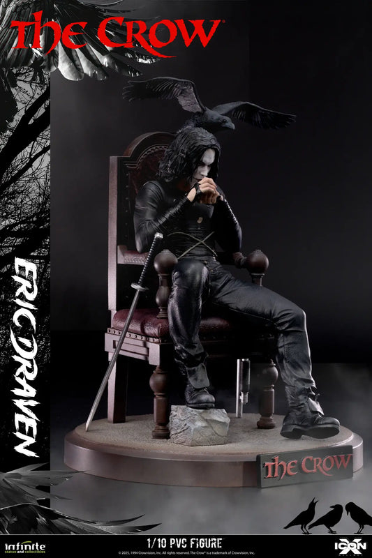 Infinite - The Crow Eric Draven Icon X 1/10 Pvc Figure "Il Corvo" 21cm Statua