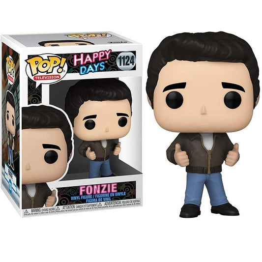 Funko Pop ! Television Tv Happy Days : Fonzie (1124) Vinyl Figure 9 Cm Anni 90