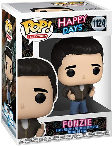 Funko Pop ! Television Tv Happy Days : Fonzie (1124) Vinyl Figure 9 Cm Anni 90