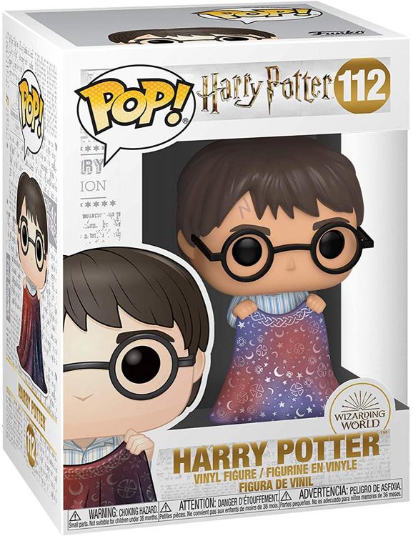 Funko Pop ! Harry Potter - (112) Harry W/ Invisibility Cloak Mantello Invisibile