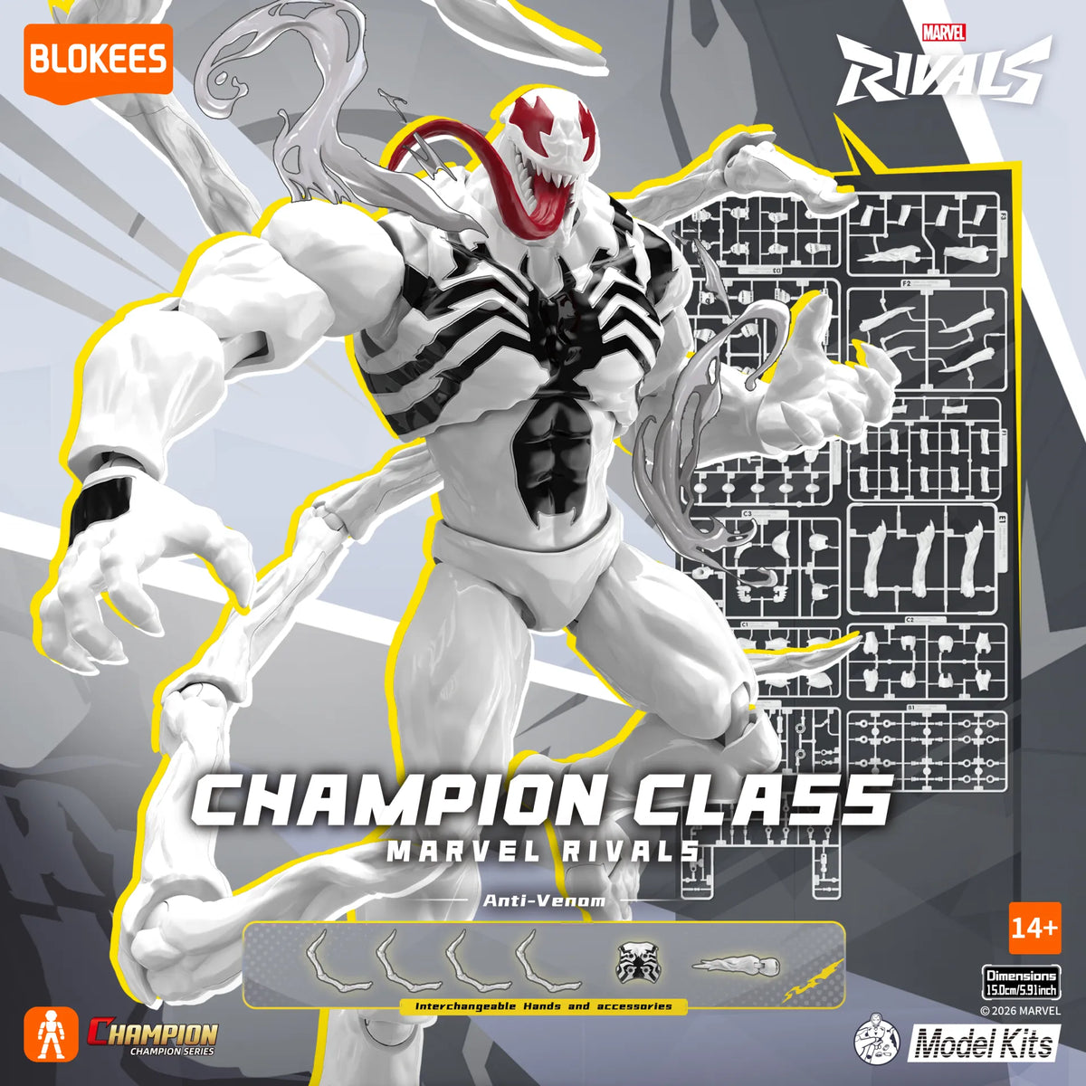 Blokees - Marvel Rivals: Model Kit - Champion Class 15 (Anti-Venom) Figure 81127