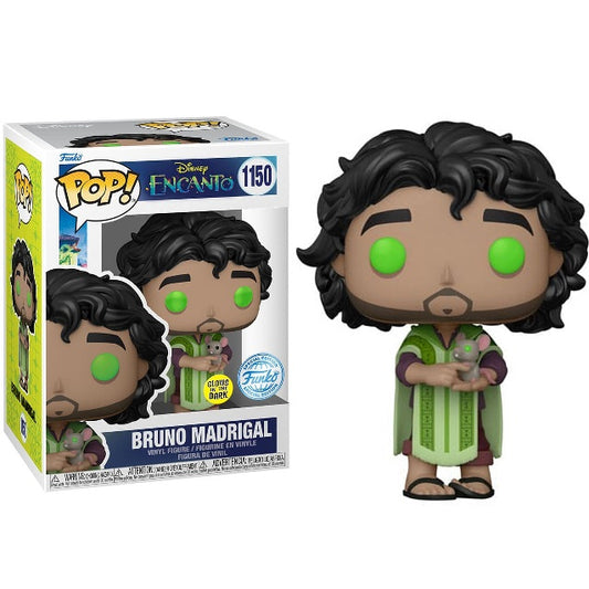 Funko Pop ! Disney Encanto (1150) Bruno Madrigal Glows In The Dark Figure Vinyl