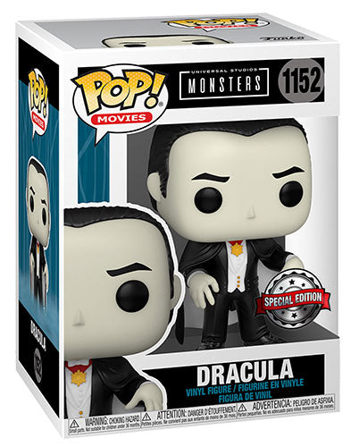 Funko Pop ! Movies Monsters Universal (1152) Dracula Special Edition Vinyl 9Cm
