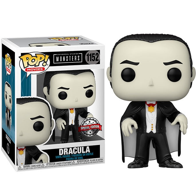 Funko Pop ! Movies Monsters Universal (1152) Dracula Special Edition Vinyl 9Cm