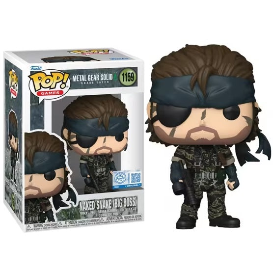 Funko Pop ! Games Metal Gear Solid Snake Eater - (1159) Naked Snake Big Boss EXM