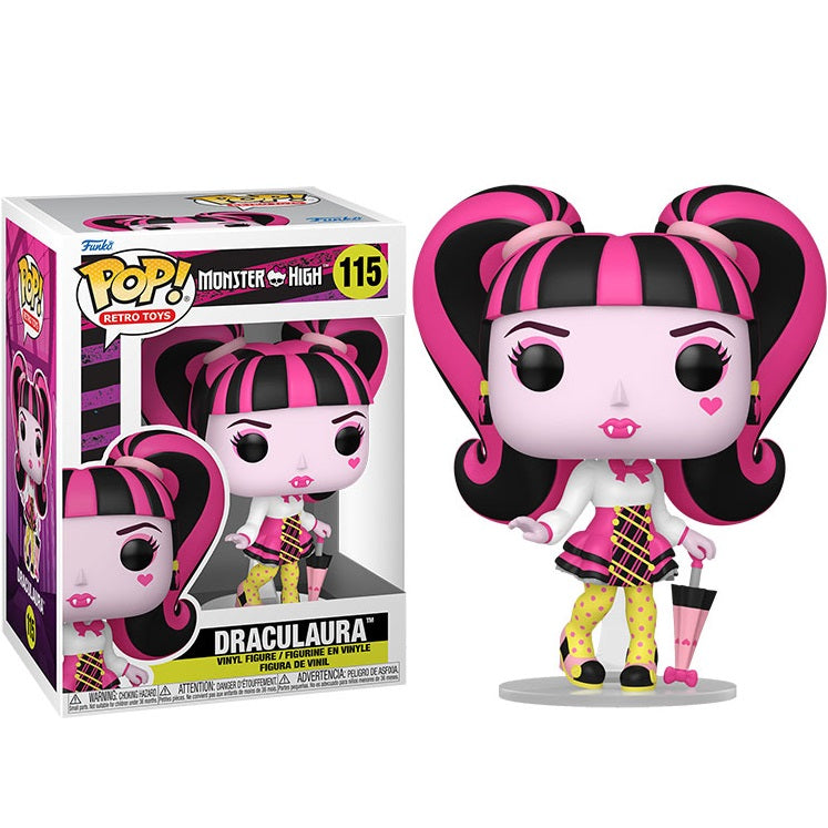 Funko Pop ! Retro Toys Monster High - (115) Draculaura Vinyl Figure 9Cm