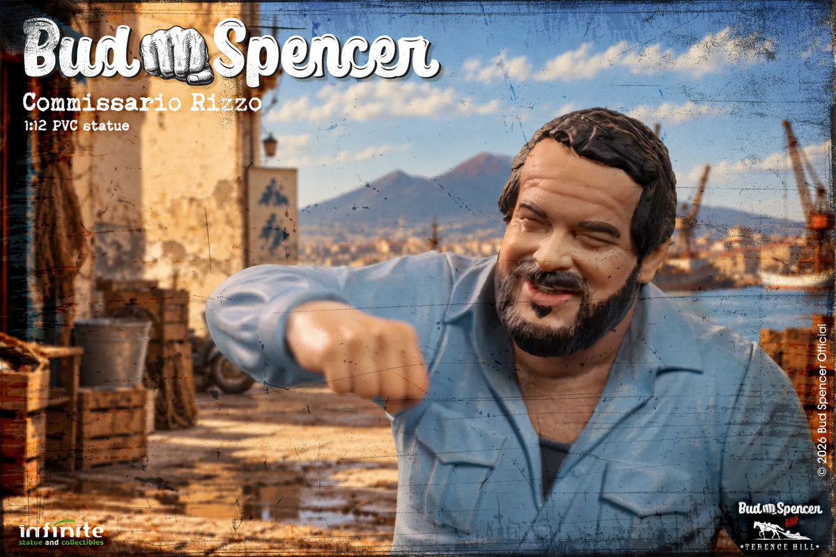 Infinite - Bud Spencer "Commissario Rizzo" 1/12 Statue Figure Statuetta Figura 16Cm