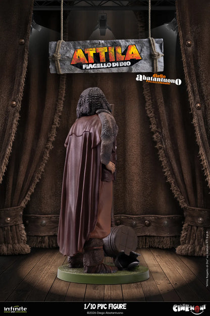 Infinite - Diego Abatantuono Attila Cine-Moni 1/10 Statue Figure Statuetta Figura 19Cm