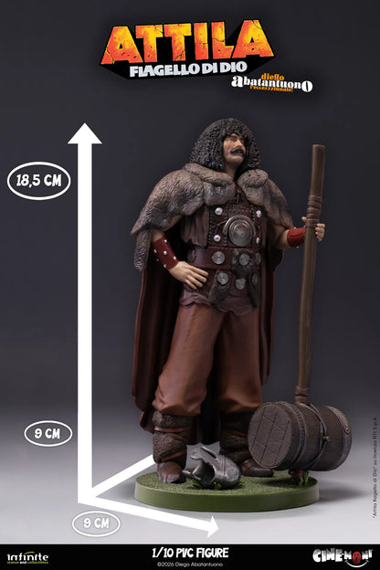 Infinite - Diego Abatantuono Attila Cine-Moni 1/10 Statue Figure Statuetta Figura 19Cm