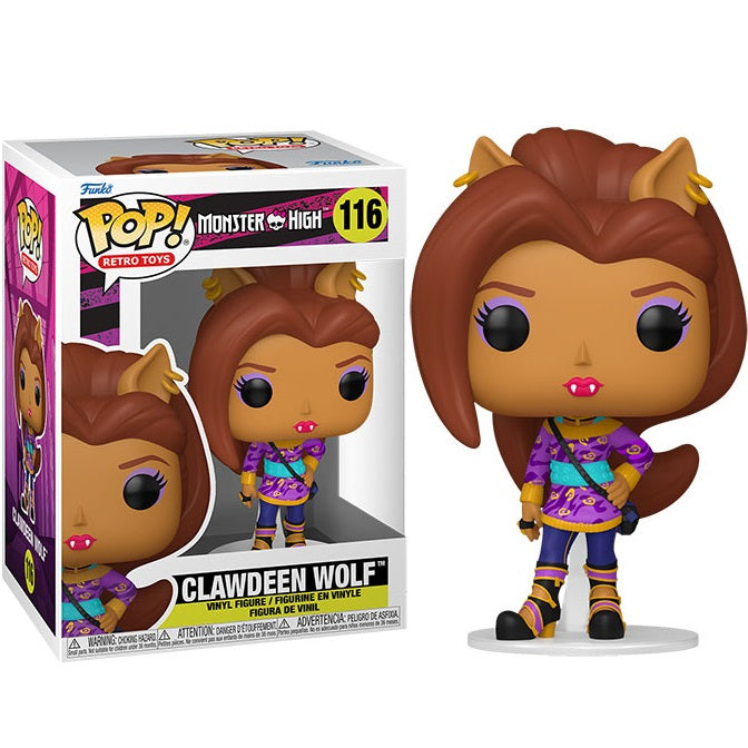 Funko Pop ! Retro Toys Monster High - (116) Clawdeen Wolf Vinyl Figure 9Cm