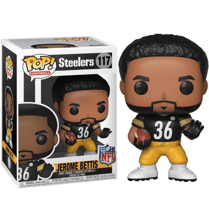 Funko Pop ! Football Nfl Steelers (117) Jerome Bettis Figure Player Americano