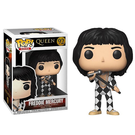 Funko Pop Rocks Queen 92 Freddie Mercury Vinyl Action Figure Music Rock Statua