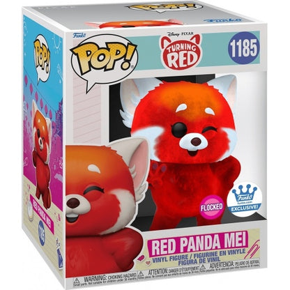 Funko Pop Disney Pixar Turning Red Red Panda Mei 1185 Flocked Exclusive Special